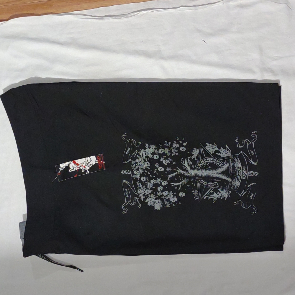 BLACK INKED BOARD SHORTS